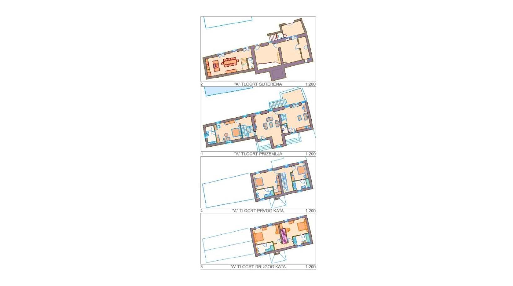 Villa Poropati, Groznjan, Istria - Luxury Countryside Estate For Up To 19 Persons - Large Pool Of 80M2 With Kids Section Exterior foto